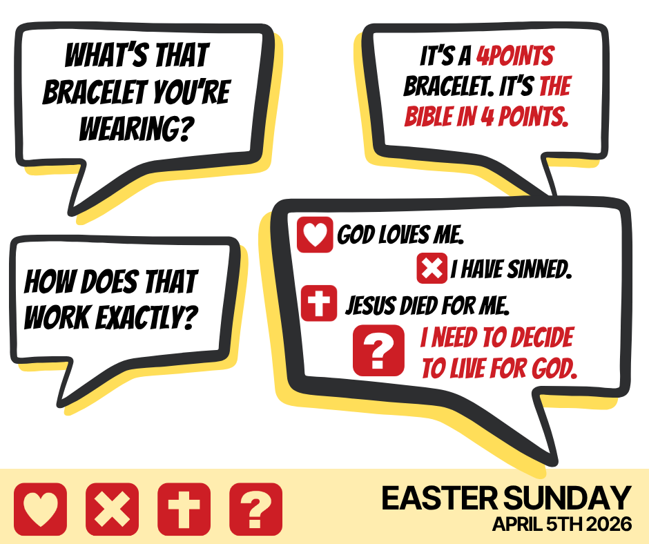 THE4POINTS - God loves me, I have sinned, Jesus died for me, I need to choose to live for God